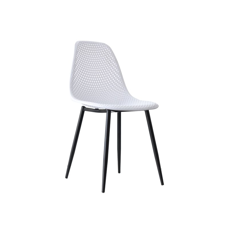 BONNO - Silla De Diseño Lotti II Blanco Bonno