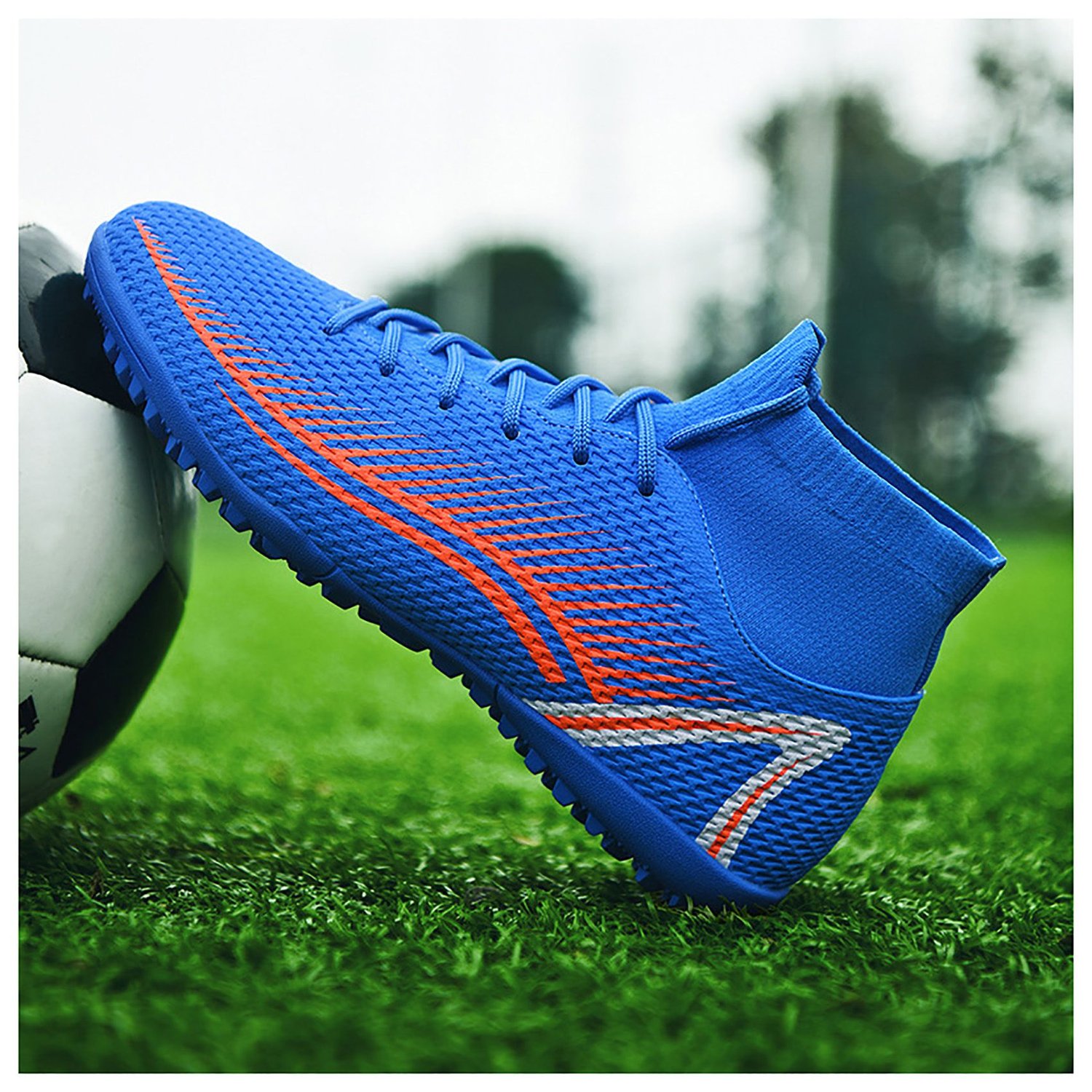 Tenis de futbol con tobillera hot sale