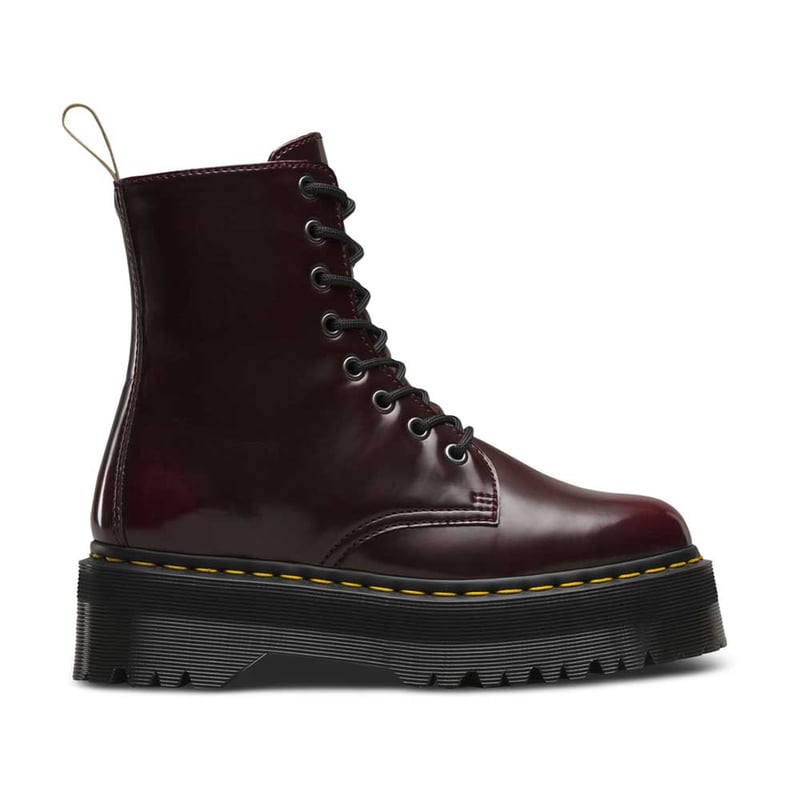 Botas DR. MARTENS Vegan Jadon II Cherry Red Oxford Rub Off Unisex