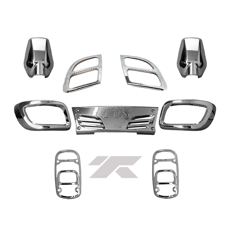 TVS - Kit Cromado Moto TVS King Tuning