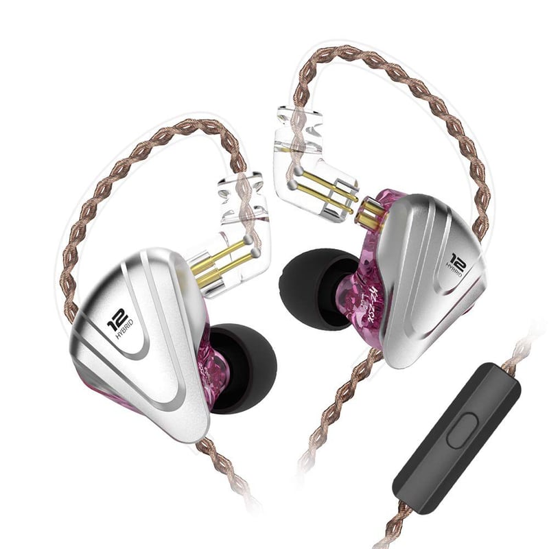 KZ - Audífonos In-Ear KZ ZSX con graves dinámicos-Con MIC Auriculares