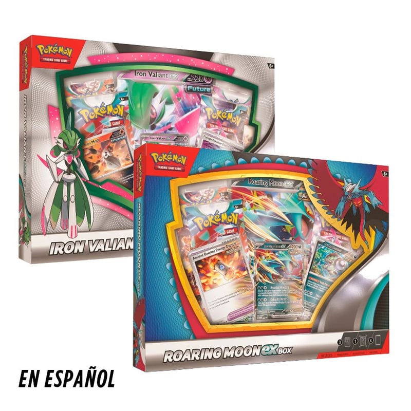CARTAS DE POKEMON TCG ROA MOON IRON VAL EX BOX SPA POKEMON | falabella.com