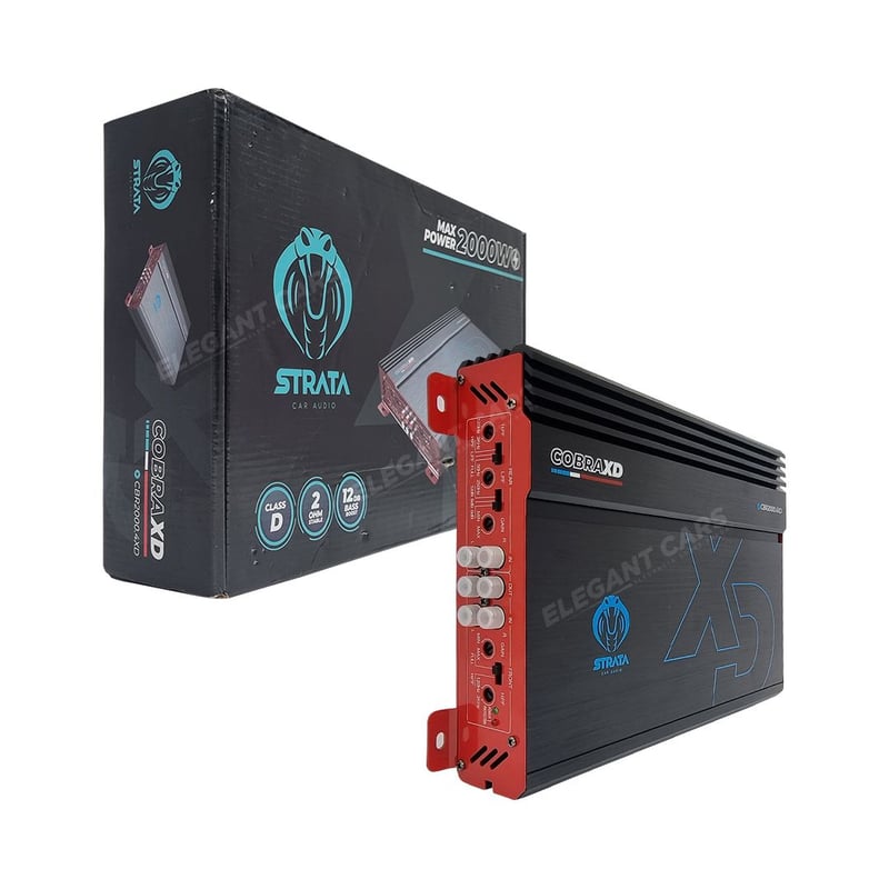 Amplificador Strata Clase D 4 Canales 2000W CBR.2000-4XD. STRATA ...