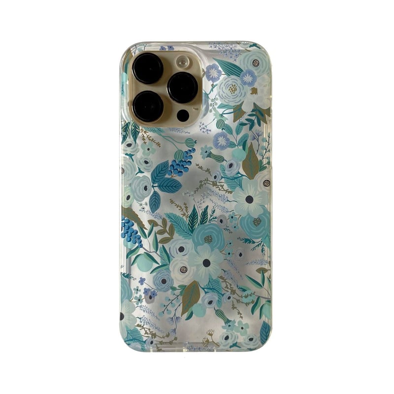 GENERICO - Case Iphone 14 Pro Max Sky Blue Flowers