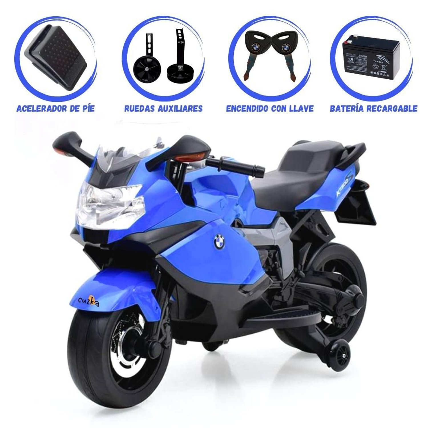 Moto a bateria para niños bmw hot sale