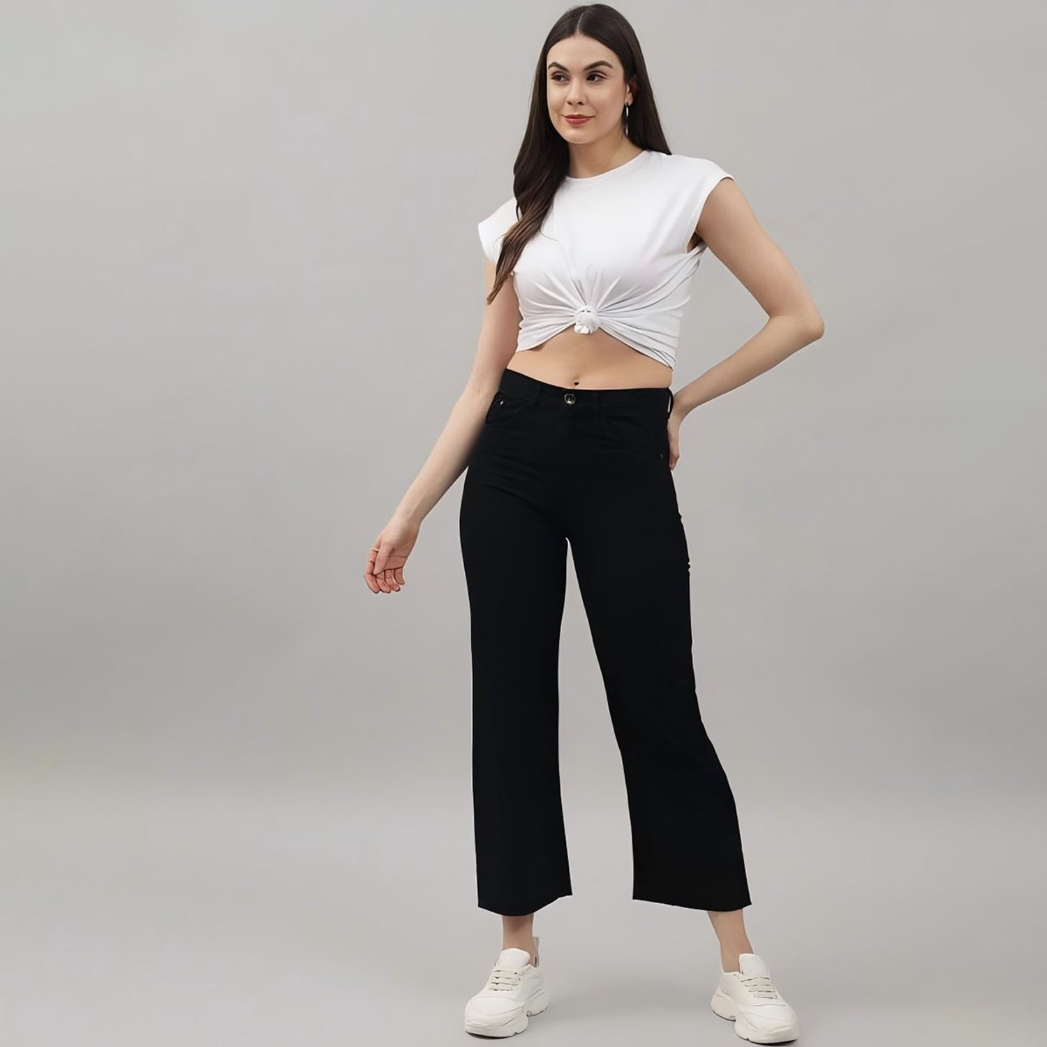Jeans mujer corte recto hotsell