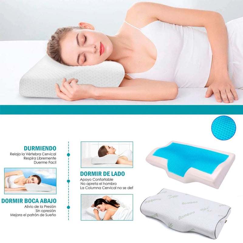 Almohada Cervical Memory Foam con Gel