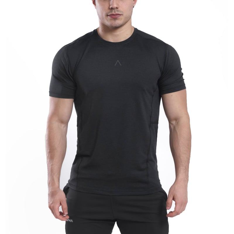 Polo deportivo hombre Polo licra Ropa deportiva hombre licra gym ALPHA FIT falabella