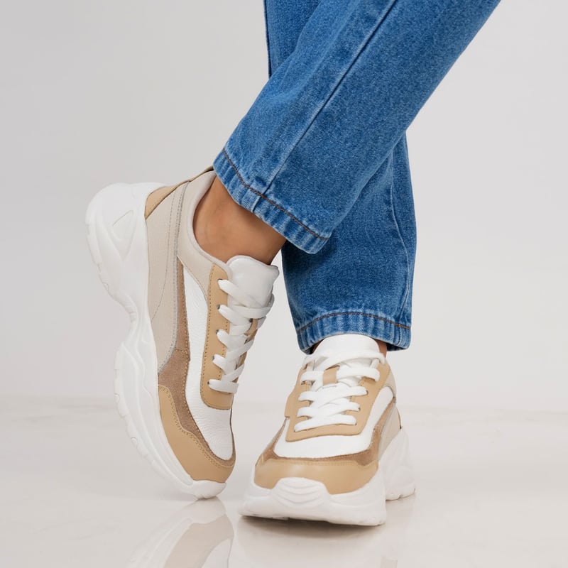 Zapatillas de cuero mujer urbanas hotsell