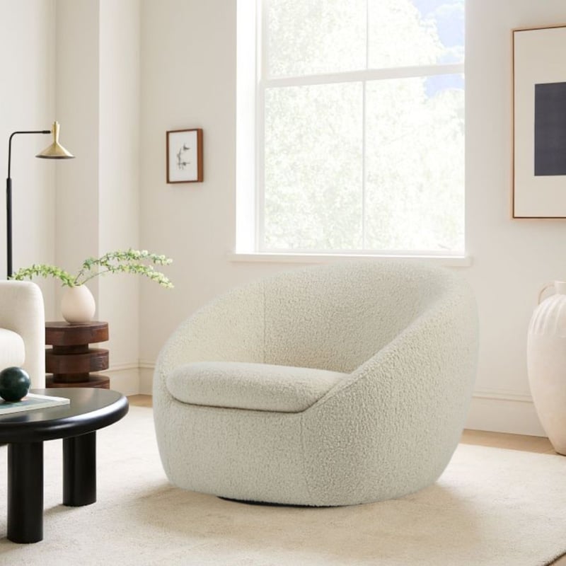 Replica Poltrona Design Ball Chair Verde – Icona Anni '60 Con Base Girevole