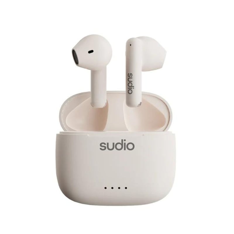 SUDIO - Audífonos True Wireless Sudio Bluetooth  5.3 A1 Blanco 30 Hrs