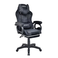 EXTINGTION - Silla Gamer Sapp Gamuza-Cuerina color Negro