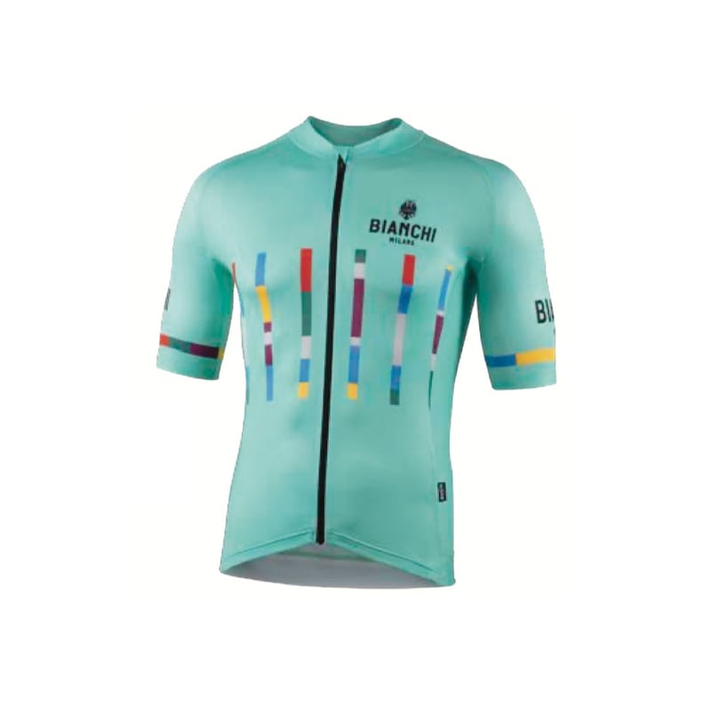 Maillot Cyclisme Italia Lombardia, Santini, Homme, Taille M, Multicolore, Occasion
