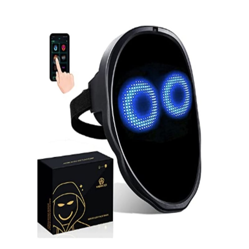 GENERICO - MEGOO Led Mask with Bluetooth Programmable App