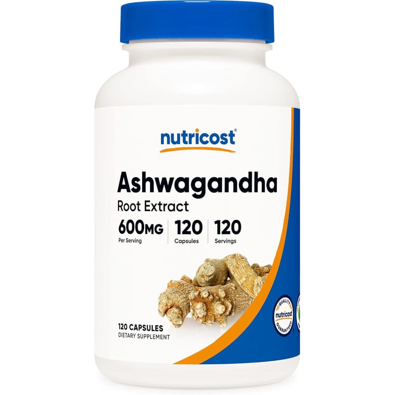 Nutricost Ashwagandha Root Extract Herbal Supplement 600mg, 30 Vegetarian Capsules - View #3