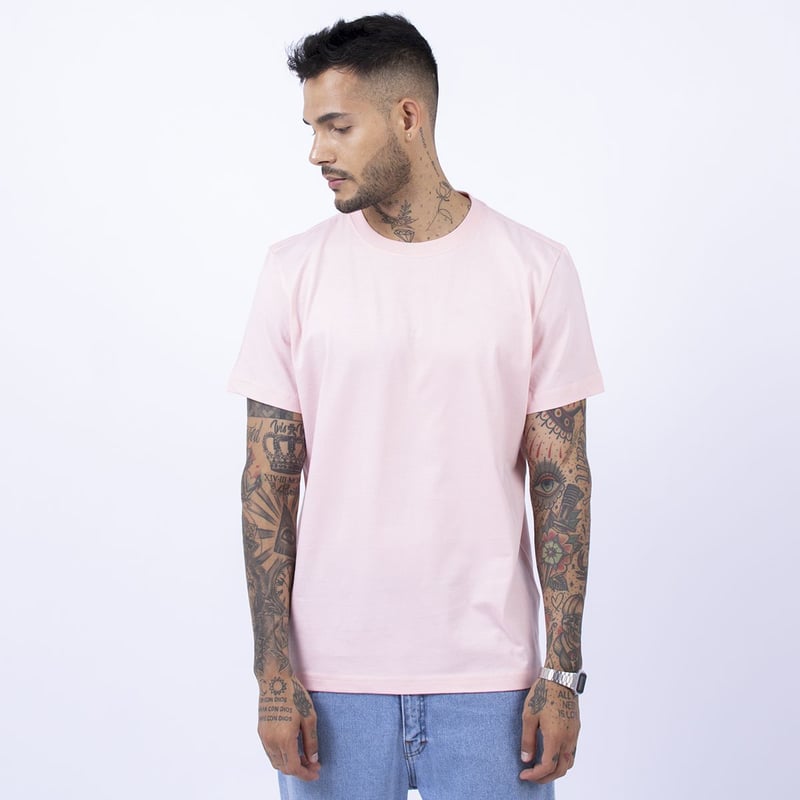 Polo basico rosa hombre BHEVSK | falabella.com