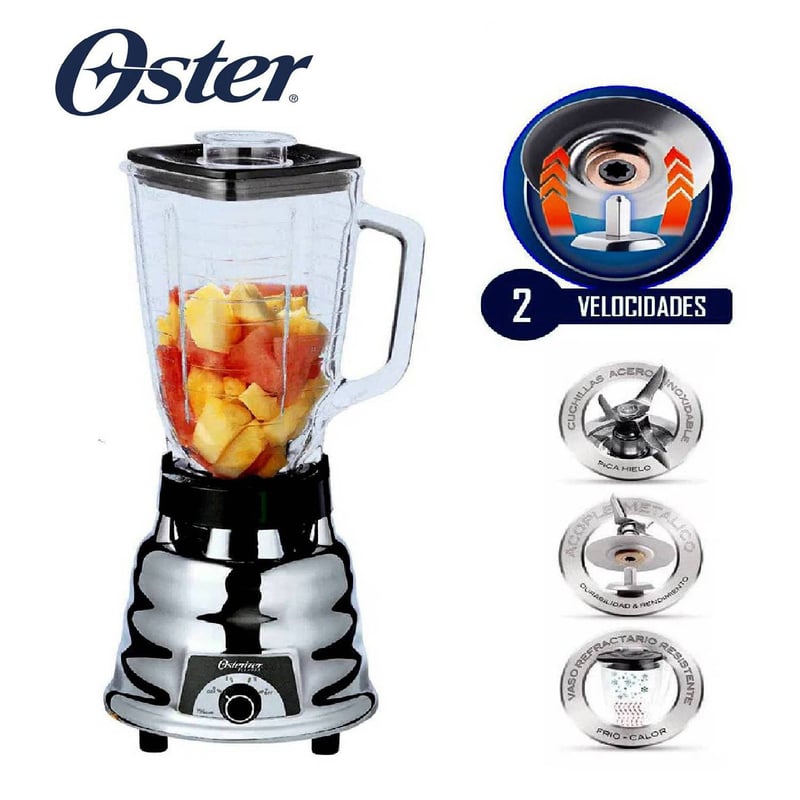 Licuadora Oster 2 velocidades 0250 Cromada OSTER falabella