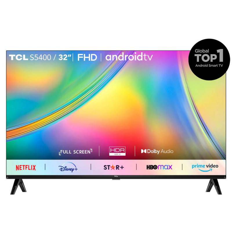 TCL - Tv LED Smart Android 32 TCL HD 32S5400AF - Control de Voz.