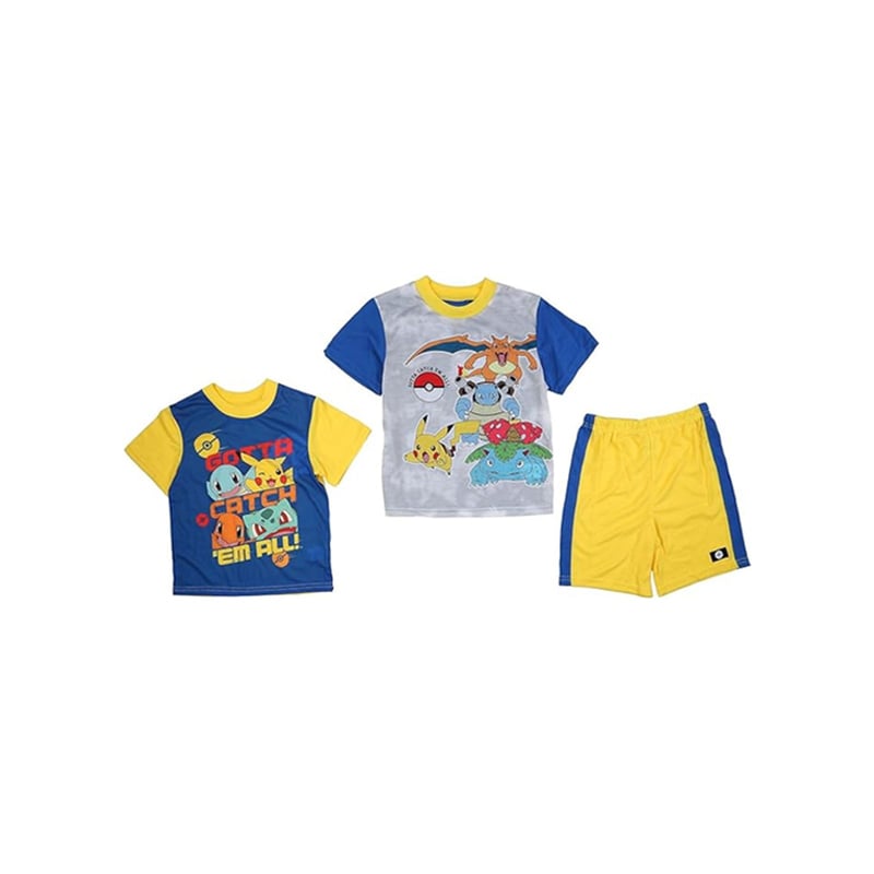 POKEMON - POKEMON ROPA CONJUNTO 3 PIEZAS TALLA 8 YELLOW