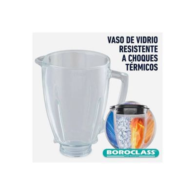 Vaso de vidrio boroclass oster shop