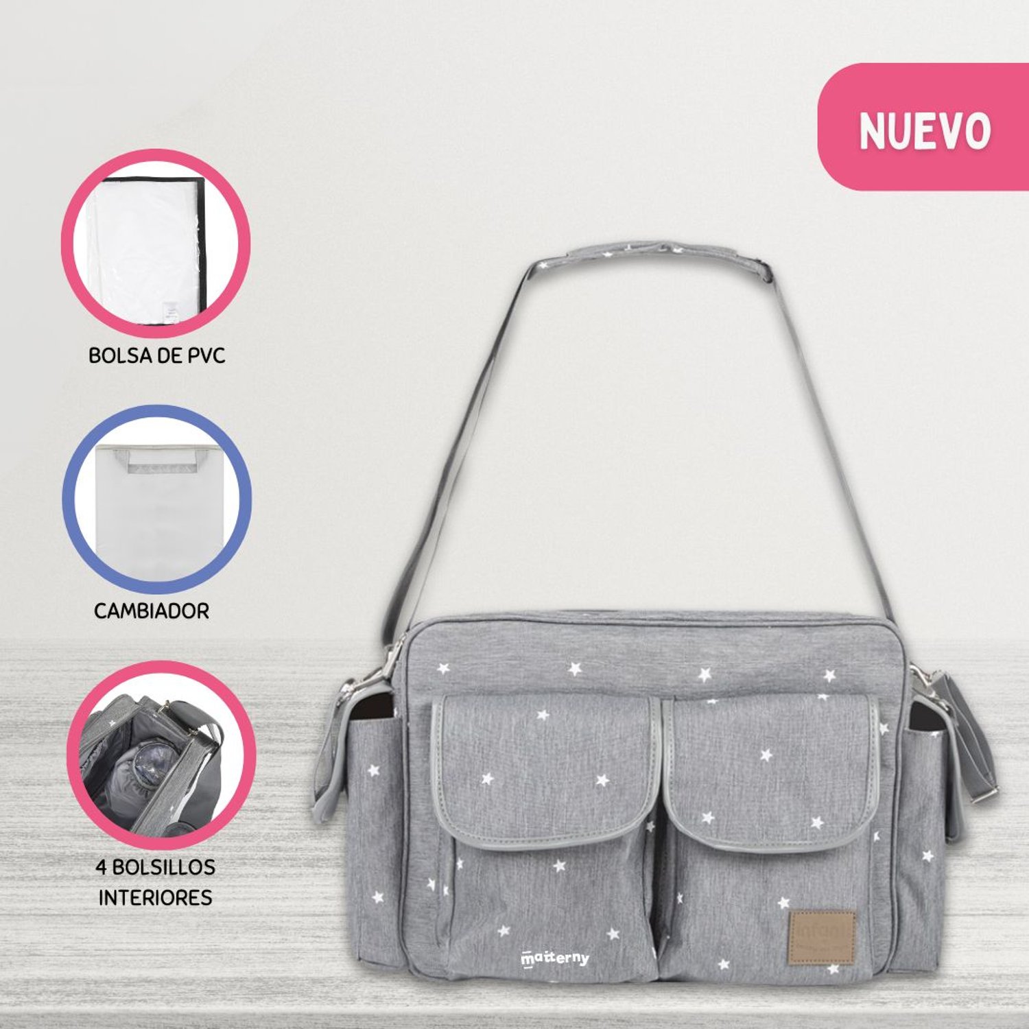 Bolso pañalero infanti hotsell