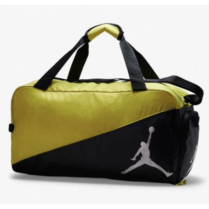 Maleta Jordan Jumpman Duffel Split Bag Negro Amarillo Original AIR JORDAN falabella