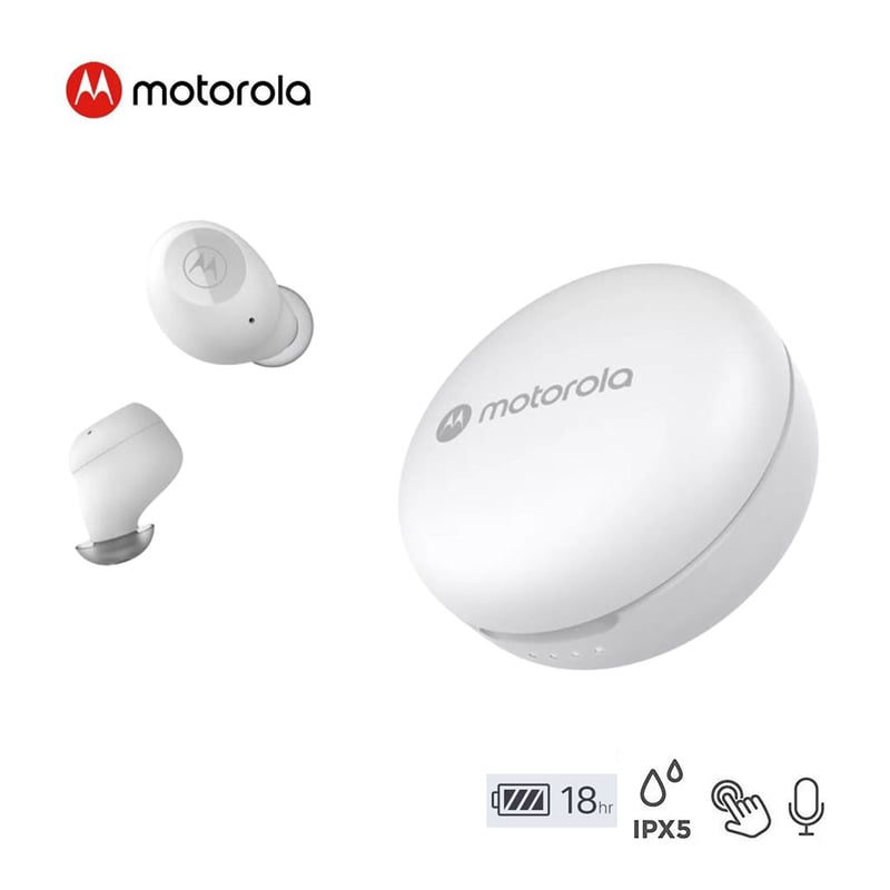 MOTOROLA - Audífonos in ear Motorola Bluetooth Ipx5 Moto Buds 250 18hrs Blanco