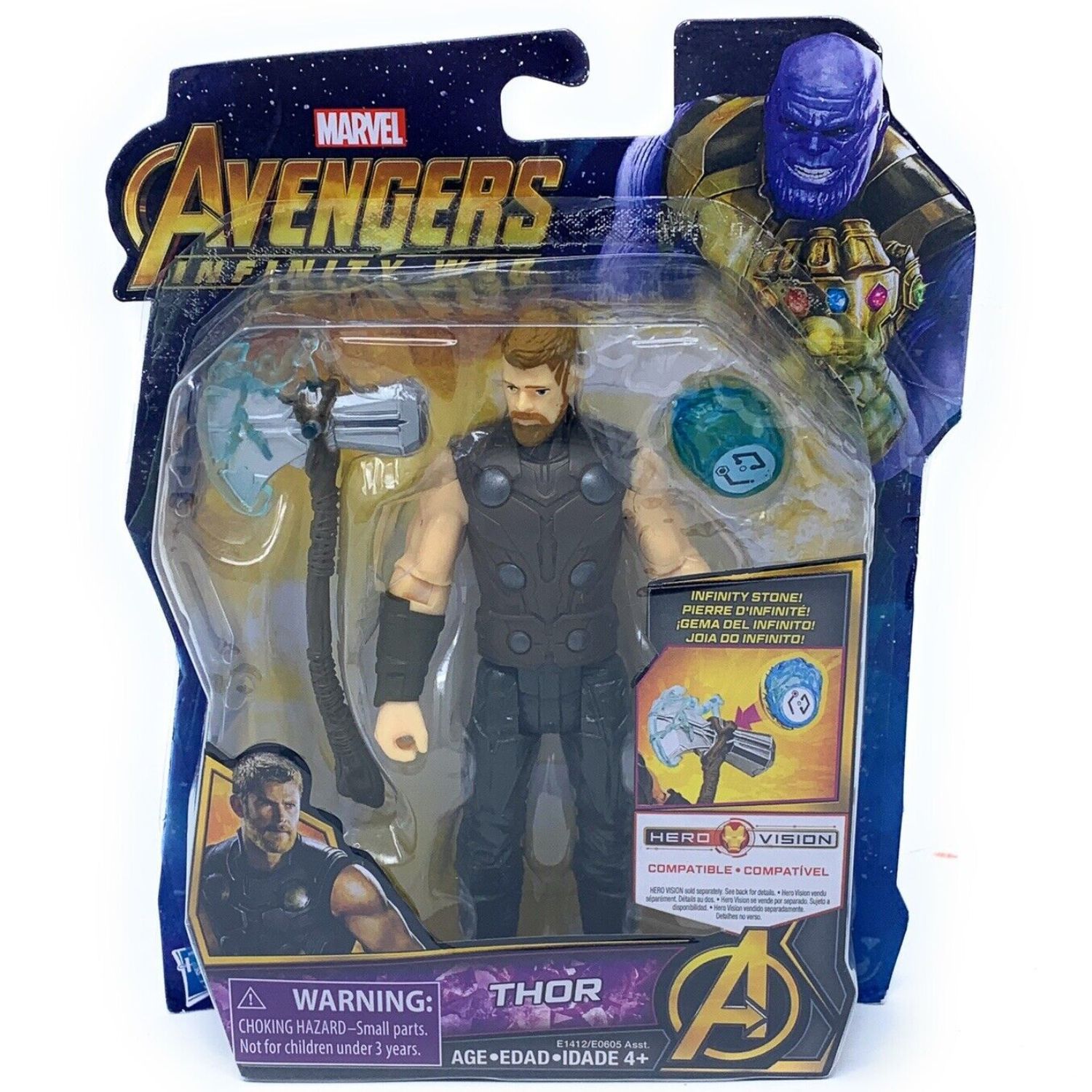 THOR AVENGERS INFINITY WAR HERO VISION INFINITY HASBRO falabella