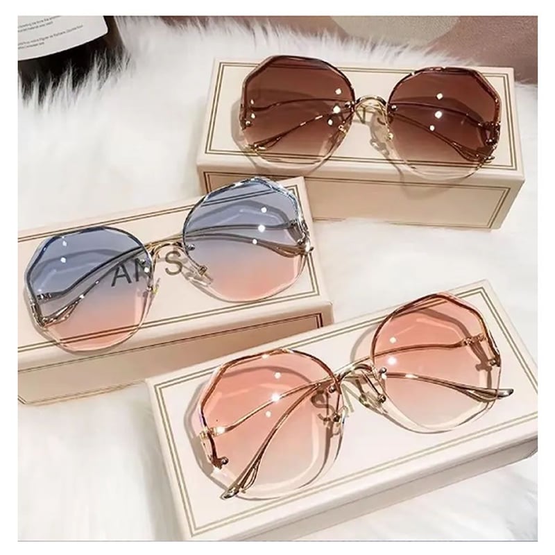 Lentes de Sol Metal Curvadas Sin Montura UV400 7 Other GENERICO falabella