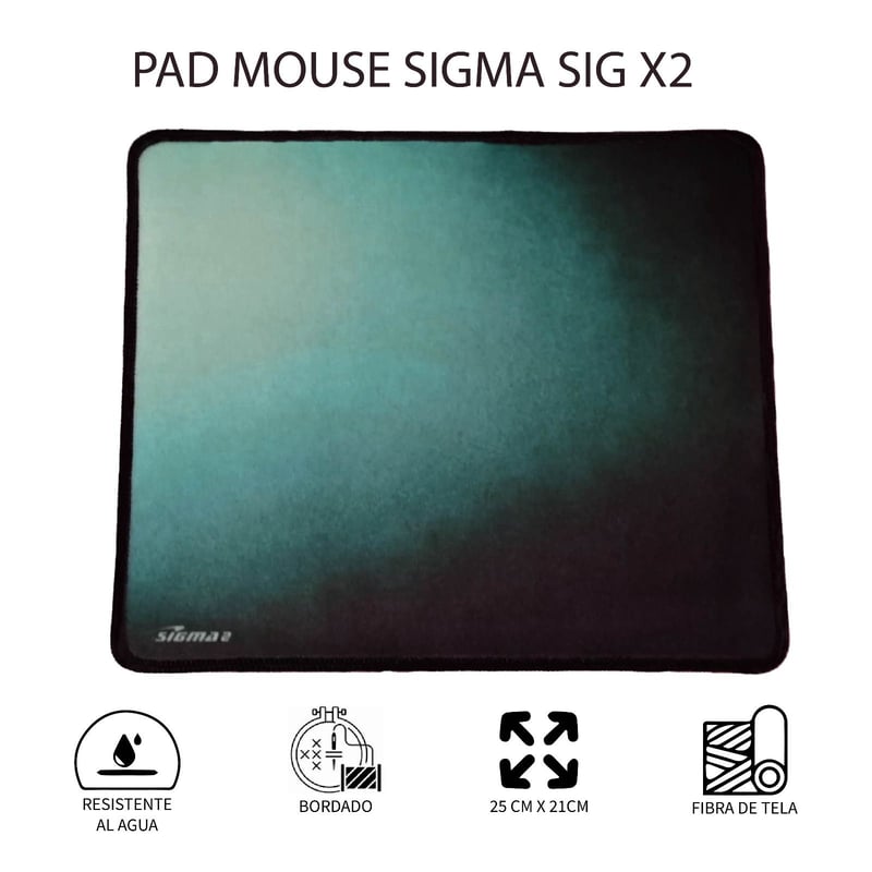 SIGMA - Pad Mouse Sigma SIG X2 negro