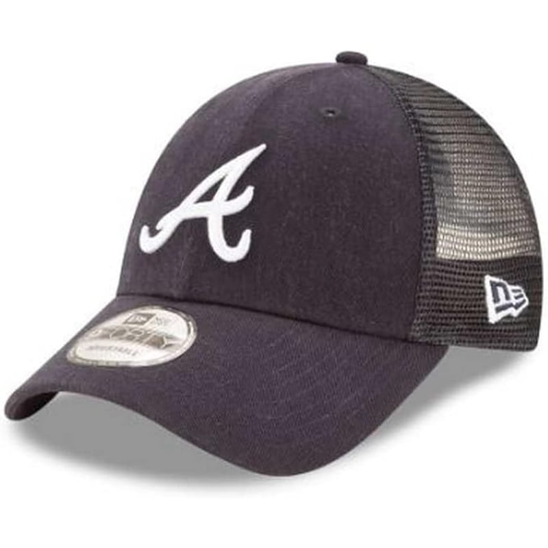 NEW ERA - Gorra Atlanta Braves MLB 9Forty Navy Trucker