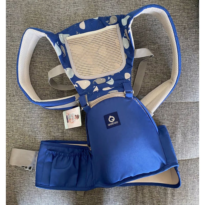 Canguro Portabebe Multifuncional Con Asiento Aiebao Azul GENERICO falabella