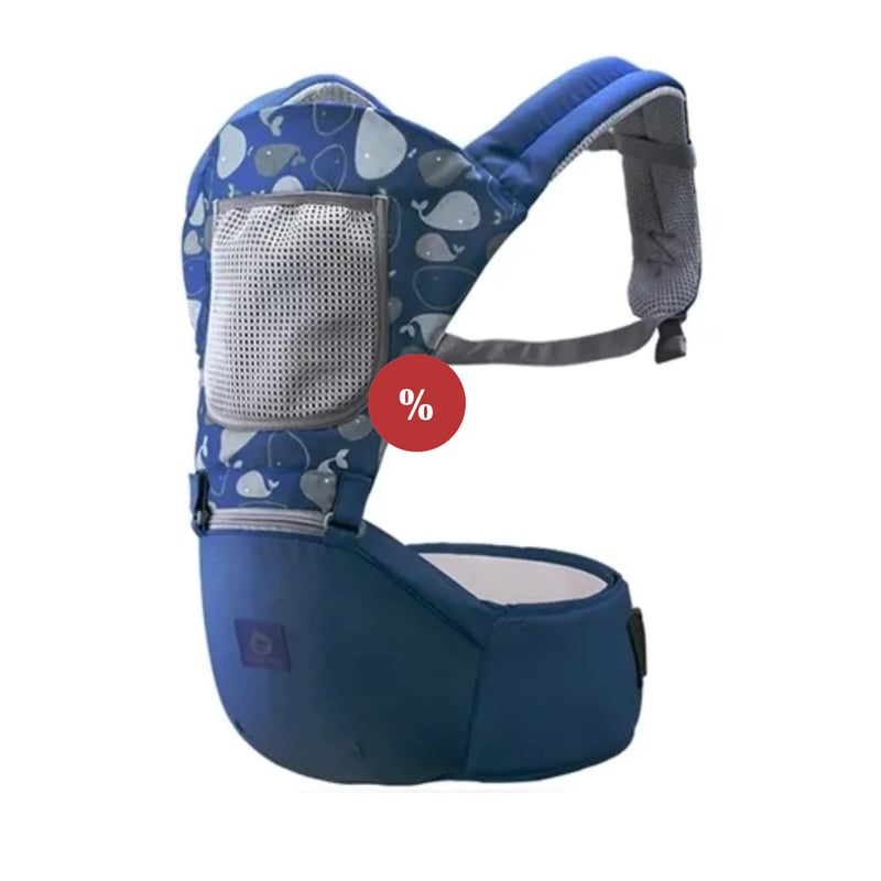 Canguro Portabebe Multifuncional Con Asiento Aiebao Azul GENERICO falabella
