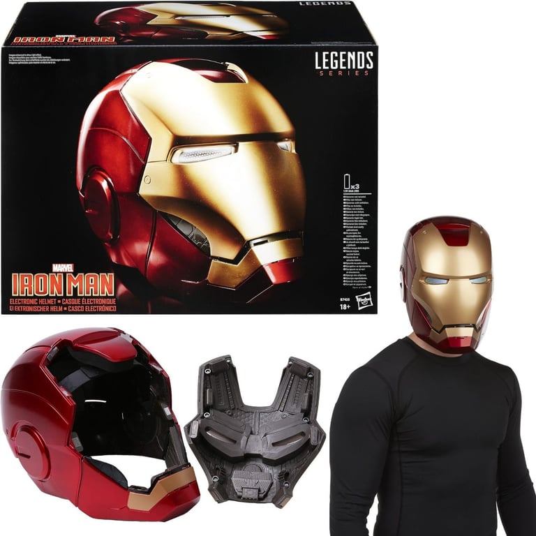 Casco de iron man de marvel legends shop