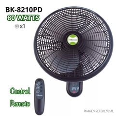 BOSSKO - Ventilador De Pared 16" con Control Remoto BK-8210PD