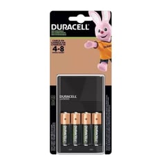 DURACELL - CARGADOR + 4 PILAS AA2500mAh RECARGABLES