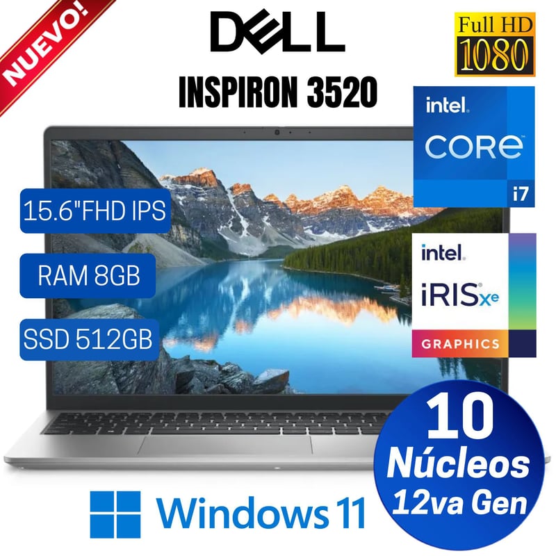 DELL Inspiron 3520, 15,6 ", Processore Intel® Core I5-1235U, 16 - Foto 5