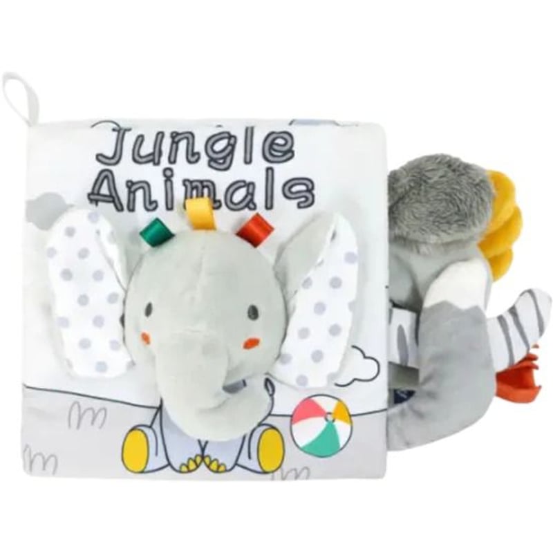 Libro sensorial de tela Animales de la Jungla 3 GENERICO | falabella.com
