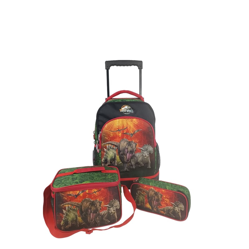 Zaino Scuola Vintage Jurassic Park T-Rex 1992 &ndash; Borsa Libro In Vinile