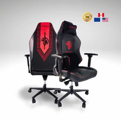 GENERICO - Silla Gamer Furgle Luxury Lab Tecnología Europea Rojo Quimera