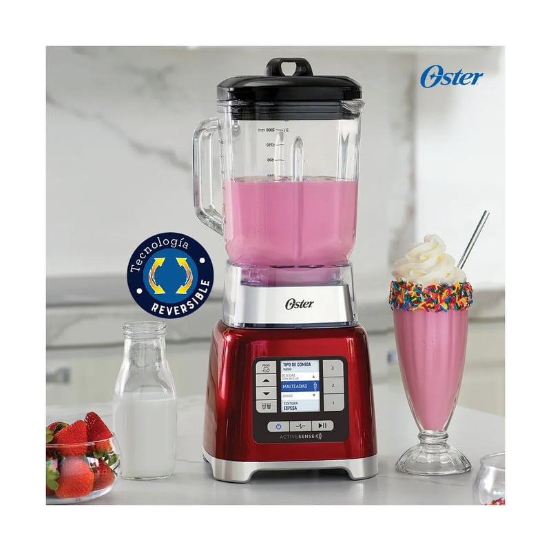 Licuadora Oster ActiveSense con Blend N Go BLSTTDGRBG Rojo OSTER falabella