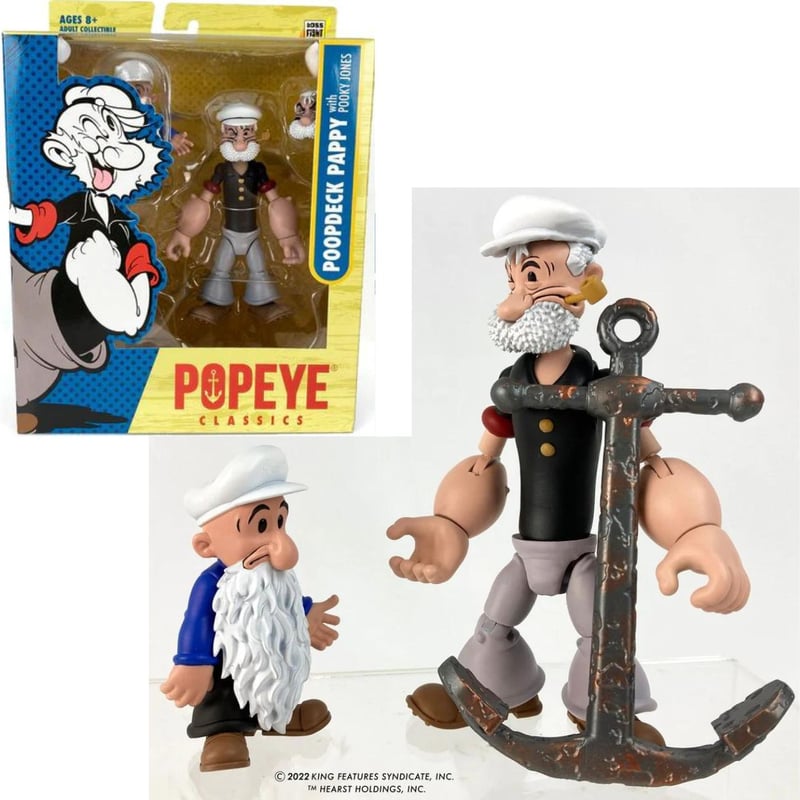 POPEYE - Boss Fight Studio Popeye - Padre Popeye - Poopdeck Pappy