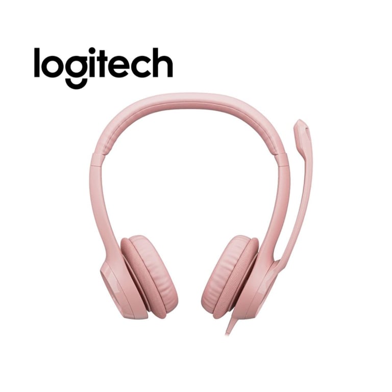 Audifono CMicrof Logitech H390 USB Noise Cancelling Rosa LOGITECH ...