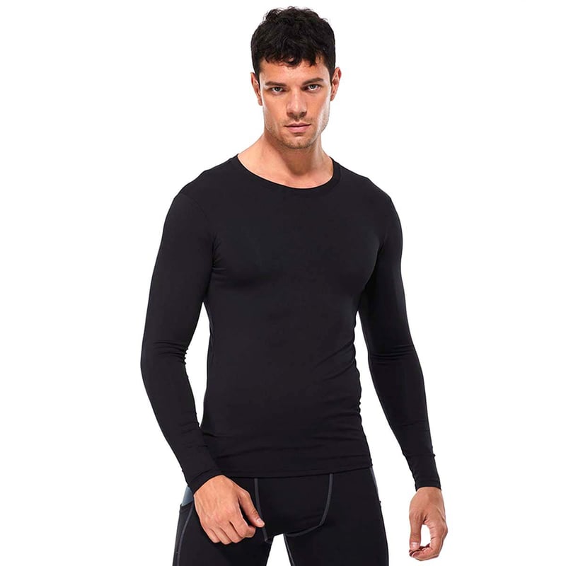Playera lycra manga larga hombre hotsell