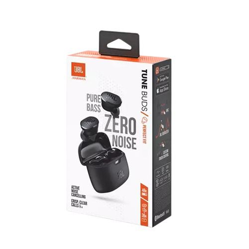 AUDIFONOS JBL TUNE BUDS - PURE BASS - ZERO NOISE - NEGRO JBL ...