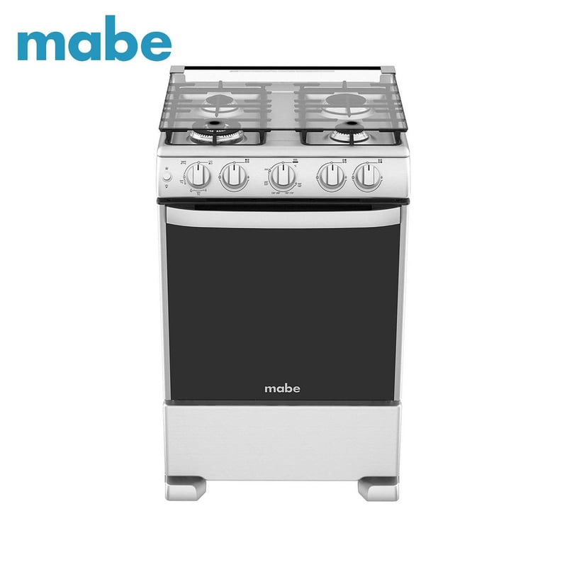 MABE - Cocina a Gas  Mabe 4H LUZ / ENCENDIDO CME6060CSYX0 - Gris