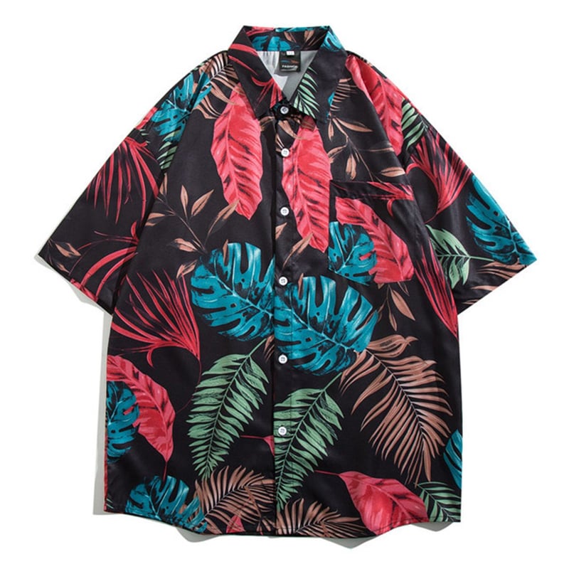 Polera floreada hombre best sale