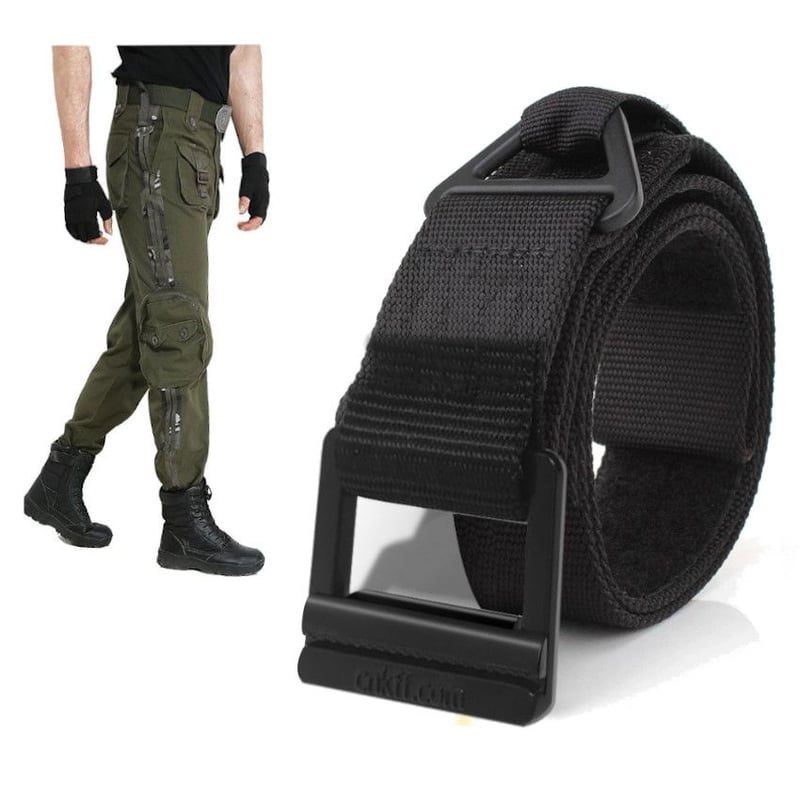 Correa Cinturon Hebilla Estandar Importado Hombres C Sistema Anclaje ...