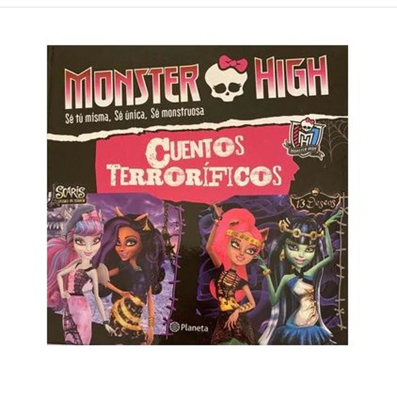 Libro Infantil Libros de Monster High Cuentos Terrorificos