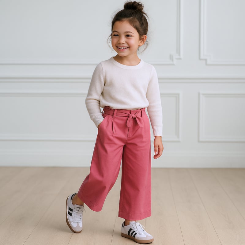 Pantalon Culotte Nina Lazo Fresa